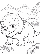 Le Dino Train Coloriage En Ligne